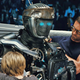 This robot is ready to rumbleeeeeee.